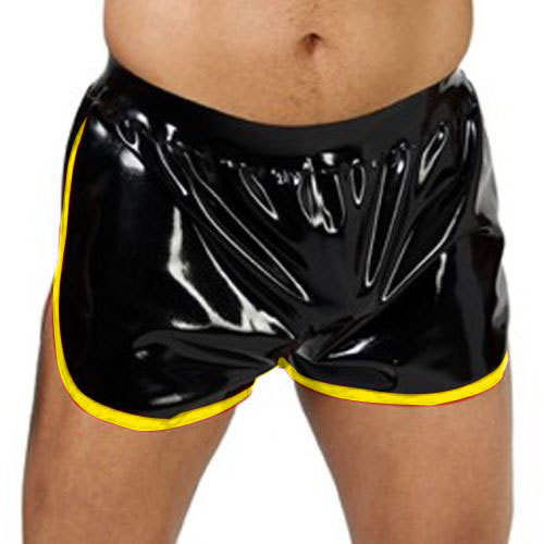 100 Latex Sexy Handsome Shorts Rubber Men Briefs Cool 04mm Size S Xxl Ebay 1210