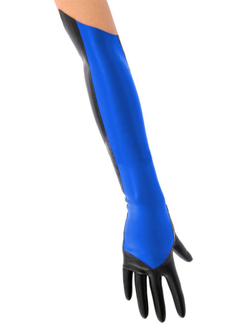 New Design Latex Gloves Rubber Zipper Gloves Five Finger Waterproof Size S-XL